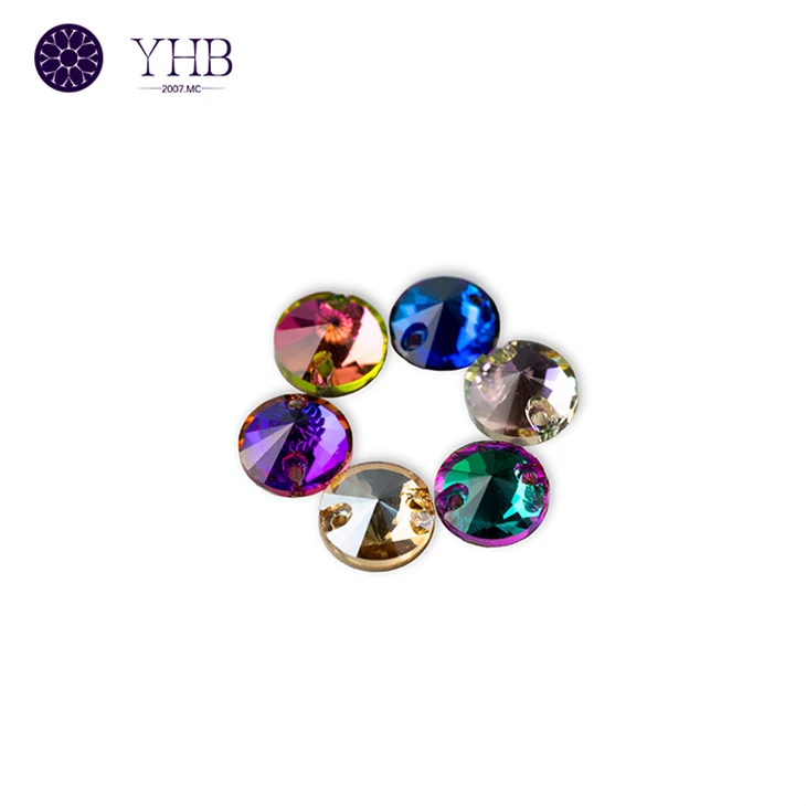 Factory Direct Sell Popular Oval Shape Sew On Rhinestones
